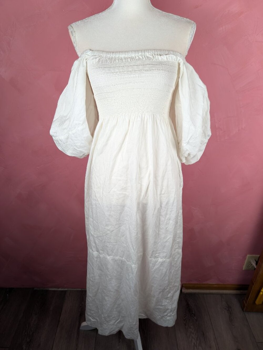 La ligne white maxi dress